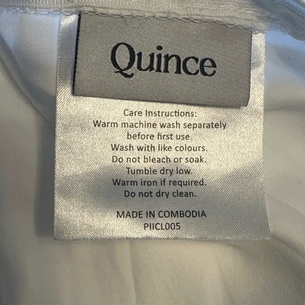Quince Signature Giza Cotton Sateen Duvet Only King/Cal King New